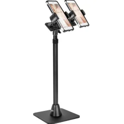 TW Broadcaster Pro Dual RoadVise® Phone Desk Mount or Countertop 29-inch Stand for Live Streaming