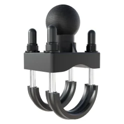 U-Bolt Round Bar Mount with 38mm Metal Ball – Multiple Bar Sizes