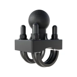 U-Bolt Round Bar Mount with 38mm Metal Ball – Multiple Bar Sizes