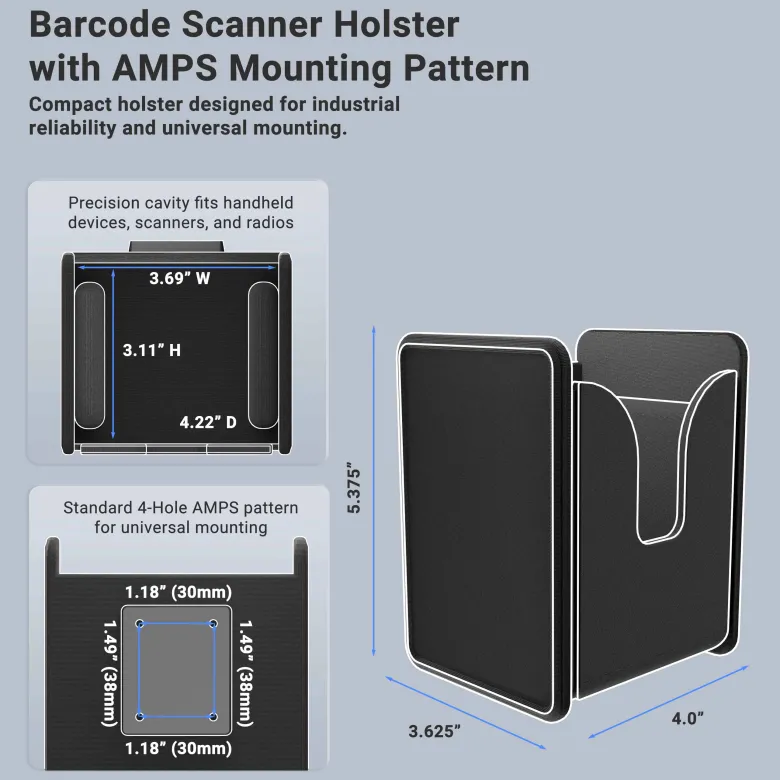 Universal Barcode Scanner Holder