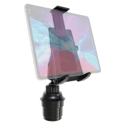 Universal Push-Button Tablet Cup Holder Mount