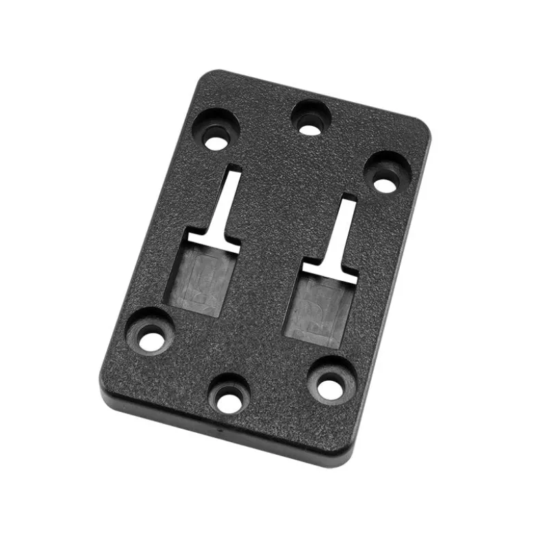 Vertical Female Dual T-Slot to 4-Hole AMPS Adapter