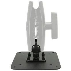 VESA 75 / VESA 100 to 38mm (1.5 inch) Ball Mount Adapter Plate