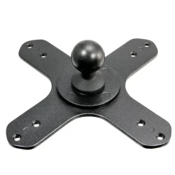VESA 75 / VESA 100 to 25mm Ball Mount Bracket Adapter