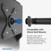 VESA 75 / VESA 100 to 20mm Ball Mount Bracket Adapter