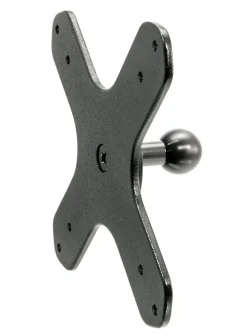 VESA 75 / VESA 100 to 20mm Ball Mount Bracket Adapter
