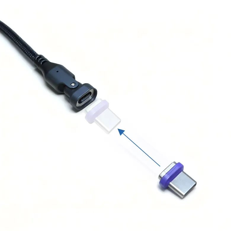 240W Magnetic USB-C Charging Cable with A-to-C Adapter