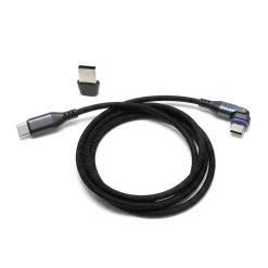 240W Magnetic USB-C Charging Cable with A-to-C Adapter