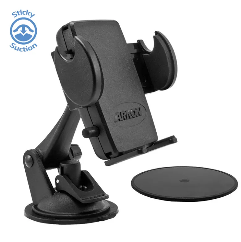 Windshield or Dash Mega Grip™ Phone Car Holder Mount for iPhone, Galaxy, and Note