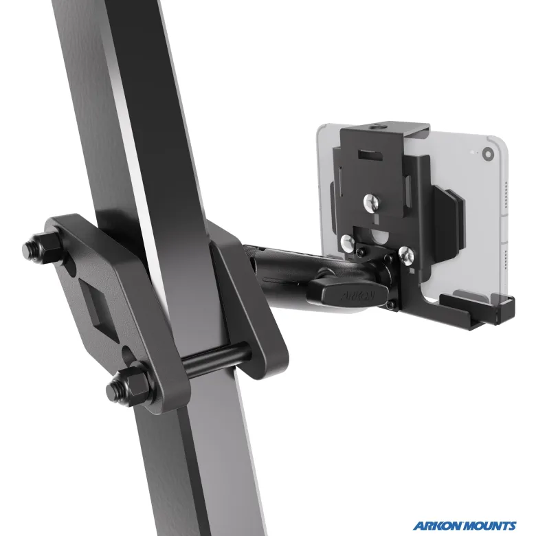 XMS™ Heavy Duty Forklift Mount with LockVise™ Metal Locking Tablet Holder