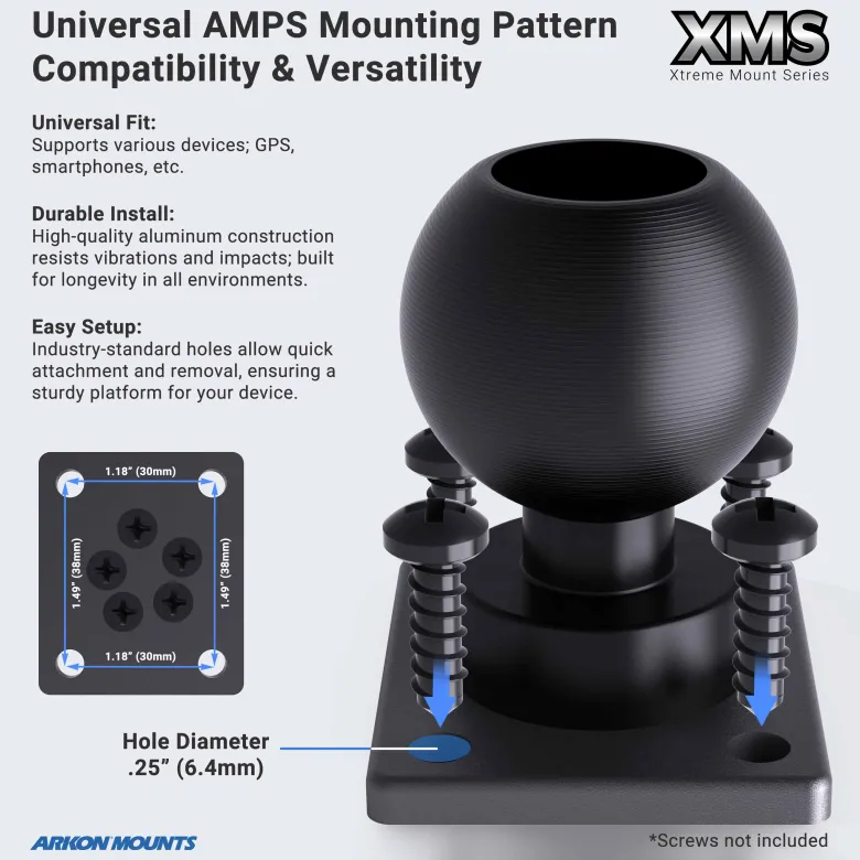 XMS™ Heavy Duty Forklift Mount with AMPS Adapter Plate