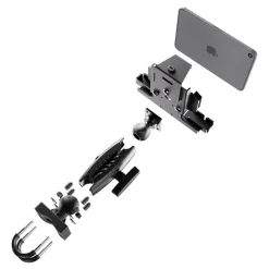 XMS™ U-Bolt Mount with LockVise™ Metal Locking Tablet Holder